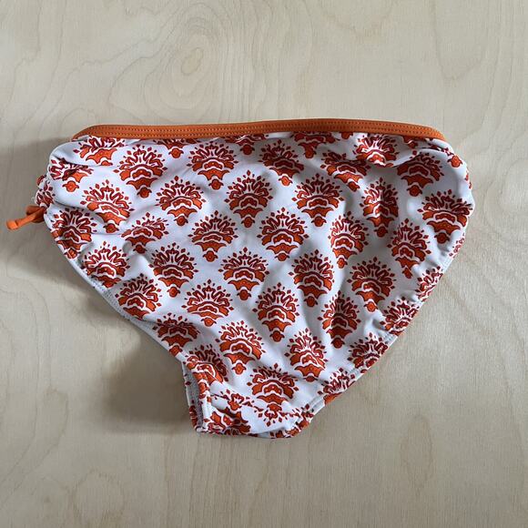 Cabana Life Orange Stripe Rash Guard 2-Piece Swimsuit - 14 - Picture 8 of 10